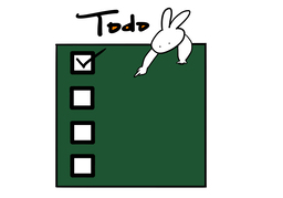 attend toのイラスト